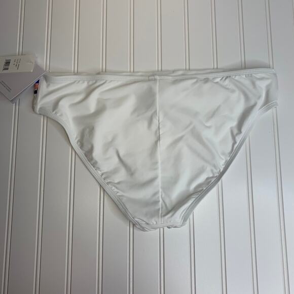 NWT La Blanca Rainbow Woven Waistband  Bikini  Bottom Sz 14 - Picture 6 of 6